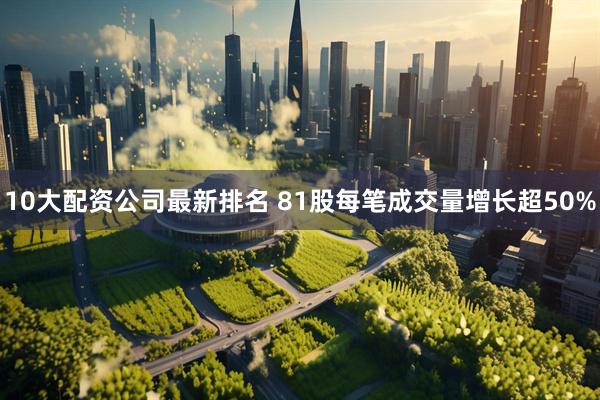 10大配资公司最新排名 81股每笔成交量增长超50%
